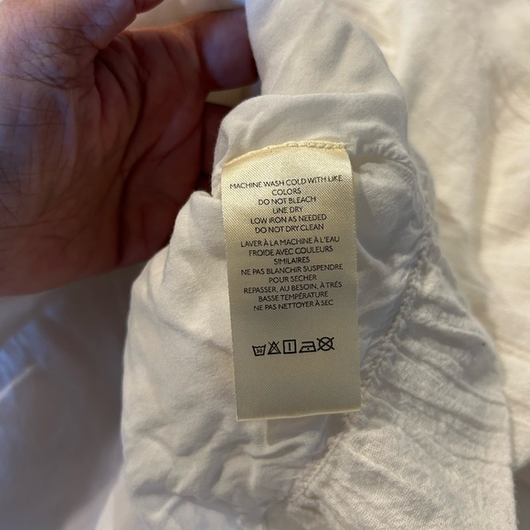 ❗️SOLD❗️We The Free Cream Blousy Crop Top - Picture 8 of 10